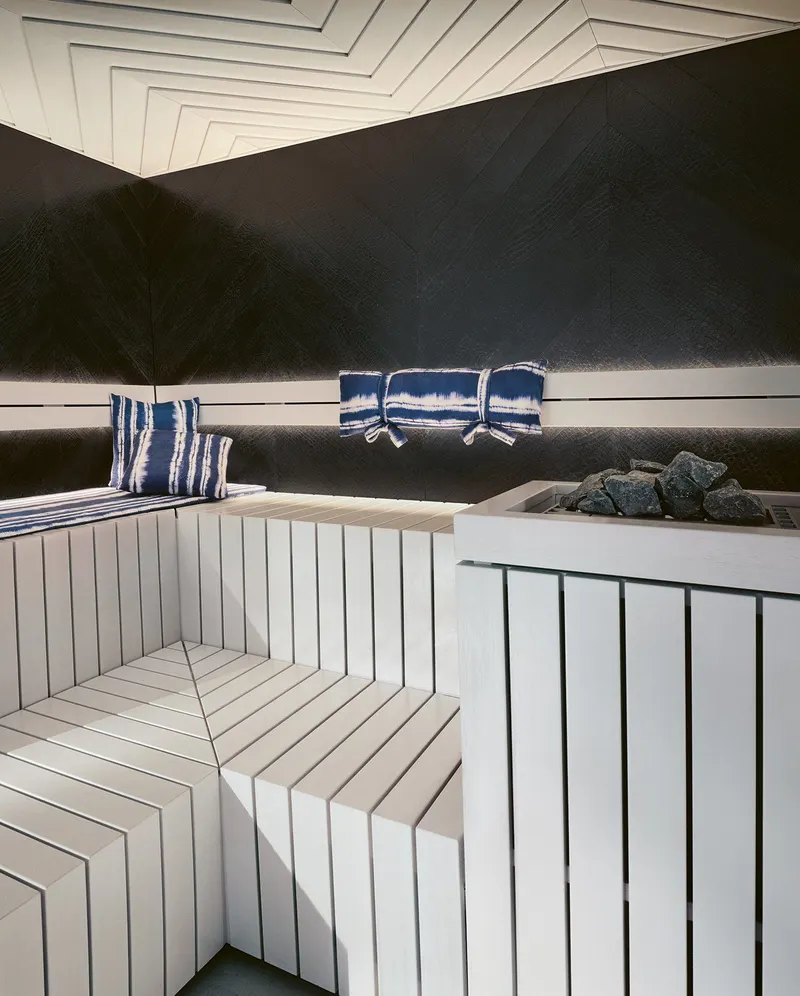 GESA: MOLLIS® GESA: indigo mėlyna shibori batika