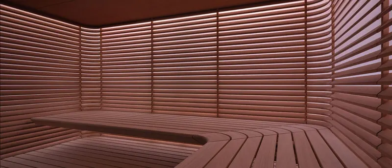 S11 sauna: Šilta balta šviesa